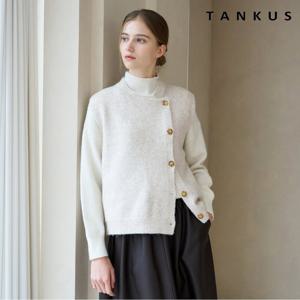 [탱커스] 버튼 포인트 울 니트 베스트 (TX4VT013L0)
