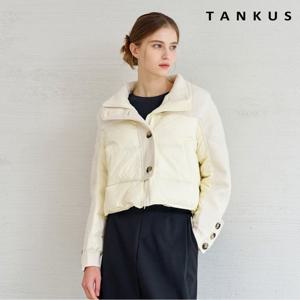 [탱커스] 뽀글이 배색 포인트 패딩 점퍼 (TX4JP046L0)