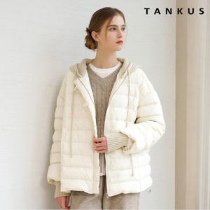 [탱커스] 데일리 니트 후드 레이어드 패딩 점퍼 (TX4JP044L0)