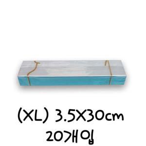알루미늄 핑거Splint XL 3.5X30cm 20개입 손가락부목