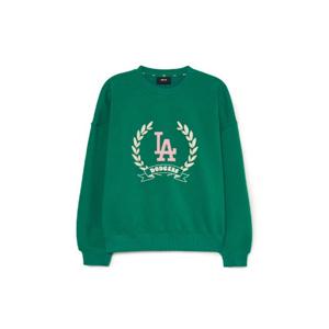 MLB긴팔티 JQT 3FMTG0134-07GNL 여성 클래식 스포츠 빅로고 오버핏 맨투맨 LA다저스