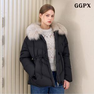 [GGPX] 퍼 카라 허리 스트링 프리미엄 패딩 점퍼 (GPDJJ037D)