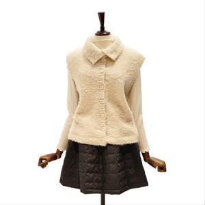 [나인스텝]부클 터틀넥 조끼 N25NW5431