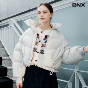 [BNX] 데일리 하이넥 포켓 스트링 퀼팅 패딩 점퍼 (BX4JP037L0)