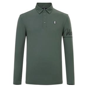 [와이드앵글]남성 TO 소매 포인트 기모 폴로 티셔츠 WMW25293K7