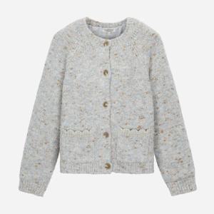 [써스데이아일랜드]라운드넥 부클 니트 가디건 T258MCD256W