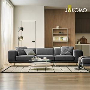 벨루떼 4인 젠위브 패브릭 소파+스툴