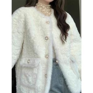 [예쎄][예쎄] 포근 에코퍼 오버핏 트위드자켓 (S4WJK009A)