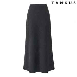 [탱커스]베이직 허리 밴딩 플레어 롱 스커트 (TX4SK016L0)