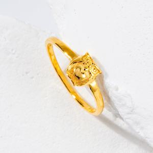 24K 순금 반지 쁘띠 부엉이 1.875g