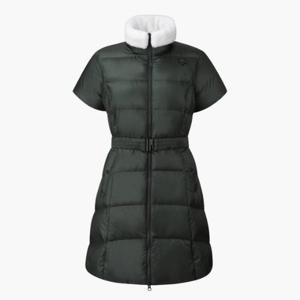 M 데상트골프패딩 GQC DP42WFDVO3-GKHG 여성 반팔 롱패딩 점퍼 Grayish Khaki