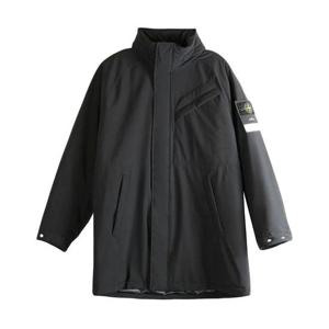 25FW 스톤아일랜드 로고 패치 블랙 남성 패딩 K2S15 7100002 S0A27 V0029