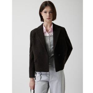 [쥬크]울 블렌디드 하프 자켓 Z254MSF106