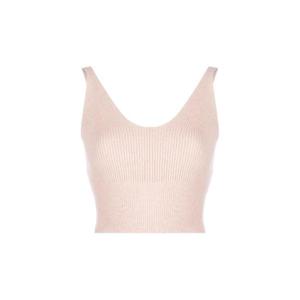 25 FW 페세리코 U넥 골지 니트 탱크 탑 S98111F1209095 TP447731055