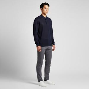 J.LINDEBERG ROWAN MESH KNIT LS POLO (FMKW07760-6855) (남성 로완 메쉬 니트 롱슬리브 폴로)