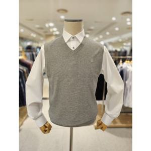 닥스조끼 (양말증정) DMP1SWVE101-G1 26년 S S 솔리드 V넥 니트 베스트