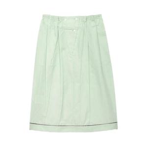 프라다 개더 버튼 미디 스커트 P144ZGSOOO18OU