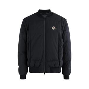 몽클레어 타쿠 로고 패치 봄버 재킷 J20911A0013559