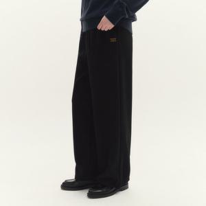 [마리끌레르][정가89,000]기모 밴딩 코듀로이 트랙팬츠(MAFDSL02NBK)