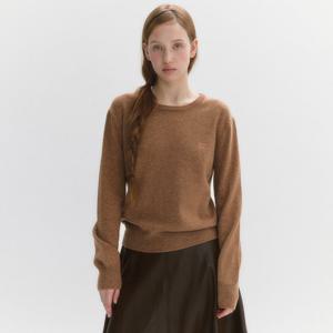 [마리끌레르][정가119,000]캐시 울 클래식 라운드 니트(MAFDKN05MBR)