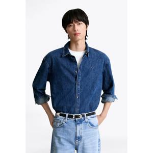 [UNISEX] 레귤러 데님 셔츠 T32F6WSH10TML1