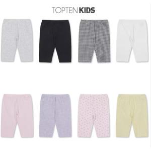 [탑텐키즈]MKE5PT2904 여아 에센셜 코튼스판 5부레깅스