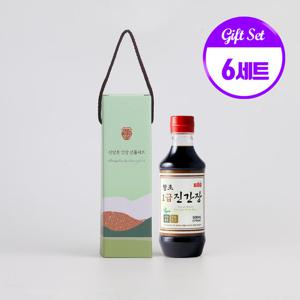 [신앙촌] 양조간장 선물세트 레드K 1호 (6세트)