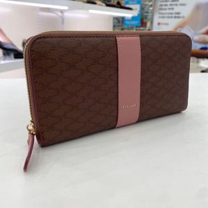 [에스콰이아]여성 체크 무늬 장지갑 EOEFRP884PI HSFP3A GN