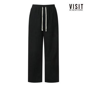 비지트인뉴욕  캐주얼 와이드 일자핏 기모 팬츠 (V5CLP02)