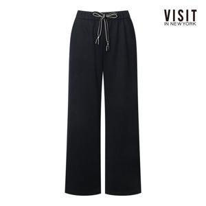 비지트인뉴욕  데일리 기모 스트링 와이드 팬츠 (V5CLP04)