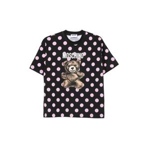모스키노 폴카 도트 테디 프린트 티셔츠 J071754413555