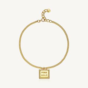 수앤진골드 채움 파인골드 체인 팔찌 24K 순금 4.5g
