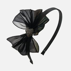 제이로렌 쉬폰 리본 젤리 하트 헤어밴드 H01513