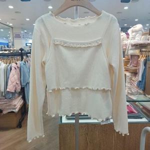 치크 sh06 레이어드 티셔츠 CKLA2625G