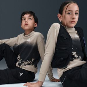 나이키키즈긴팔티 HQS HQ9593-253 ACG 주니어 긴팔 와플 탑