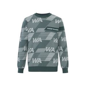 [와이드앵글] 남성 TO 올오버 레터링 패턴 라운드 스웨터 WMU25K31K3