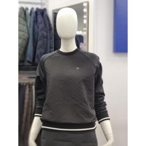 BTR골프 세이브존06 여성 가을 겨울 뒤반집업 라운드 티셔츠 BWT46J09W