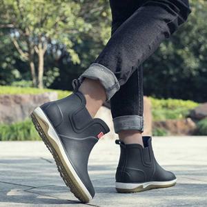 남자 농사 낚시 장화 작업 고무신 발목 레인 부츠
