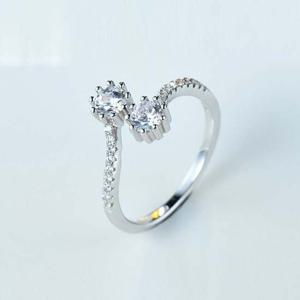 실버 큐빅 반지 서클 큐빅 링-화이트OC 실버반지 우아한반지 큐빅반지 화려한반지 예쁜반지