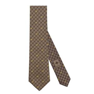 구찌 GG 꿀벌 넥타이 545078 4E002 9764 베이지