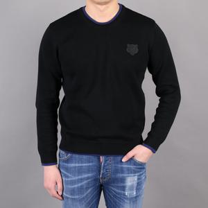 20SS 남성 겐조 미니 자수 로고 니트 블랙 5PU202 3AB 99