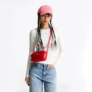 타미진 여성 슬림 에센셜 립 티셔츠 T32F0TTO03SWT1