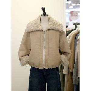 메종블랑쉬 세이브존03 르피타 리버시블 퍼 무스탕 집업 자켓 AQL254UJKC71A