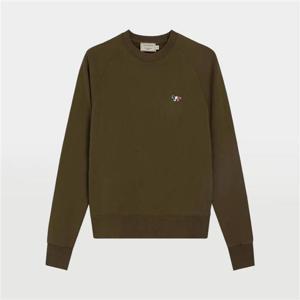 메종키츠네 트리컬러 폭스 패치 스웨트셔츠 FW00342KM0001 KH