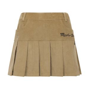 [마스터바니] 여성 백 밴딩 코듀로이 플리츠 큐롯 스커트
