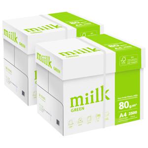 밀크 그린 친환경 A4 복사용지(A4용지) 80g 2BOX(5000매)