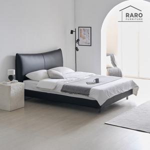 라로퍼니처 스테디 가죽 호텔식 퀸 침대 Q 40T 라텍스 매트리스 포함