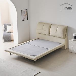 라로퍼니처 스위트 LED 가죽 호텔식 퀸 침대 Q 프레임