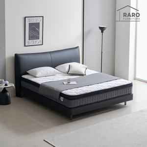 라로퍼니처 스테디 1800 가죽 호텔식 라지킹 침대 LK 유로탑 매트리스 포함