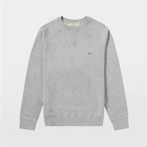 메종키츠네 트리컬러 폭스 패치 남녀공용 스웨트셔츠 AM00302AT1